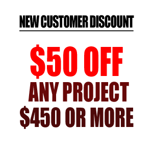 50$ off landscape project coupon